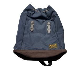 Filson Daypack Drawstring Backpack Navy Rugged Hiker Camping Bag Gorpcore